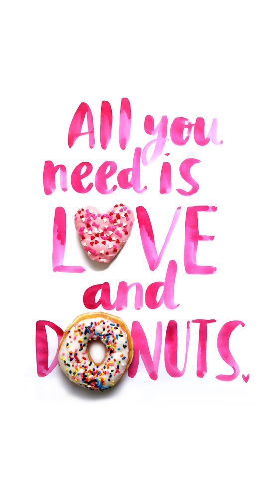 Love & Donuts  For iPhone 6 Plus