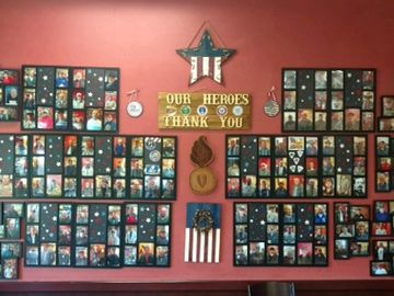 How One Local Dunkin’ Created a Wall of Heroes