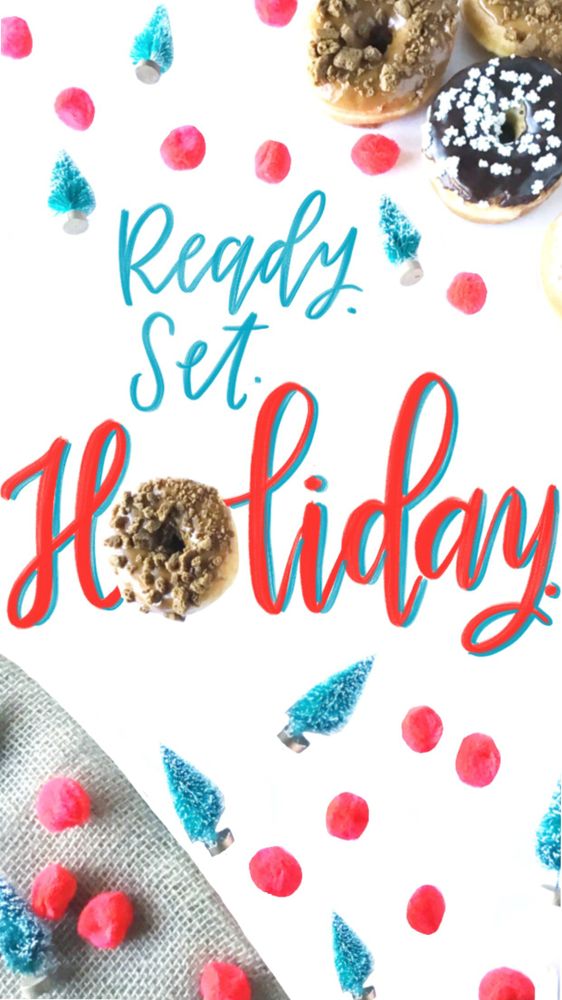 Ready Set Holiday for iPhone 6plus