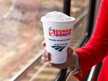 Amtrak® Acela Now Runs on Dunkin’ 