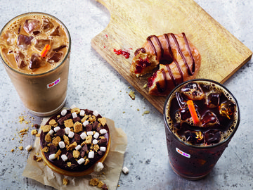 Summer Fun, Donut Style: Dunkin’ Donuts Introduces New S’mores Donut, made with HERSHEY’S® chocolate, and Chocolate Drizzled Strawberry Croissant Donut