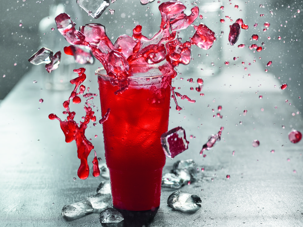 Strawberry Dunkin' Energy Punch