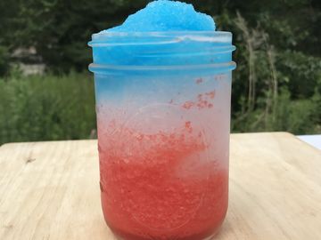 Celebrate 4th of July with Our DIY Red, White and Blue Coolatta!