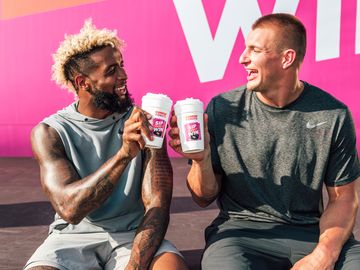 We’ve Teamed Up with Gronk and Odell to Help Celebrate How You Sip. Peel. Win! 