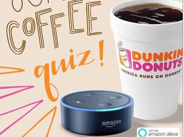 Test Your Coffee IQ with the New Dunkin’ Donuts Skill for Alexa 
