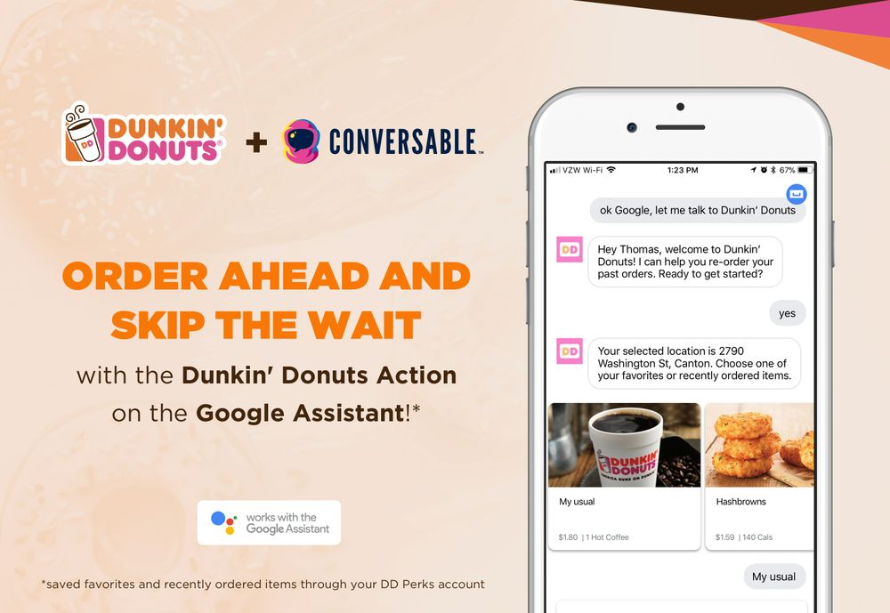 How to Order Dunkin’ On-the-Go Mobile Ordering with the Google Assistant