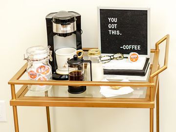 How to Create the Ultimate Coffee Cart at Home Inspired by Dunkin’