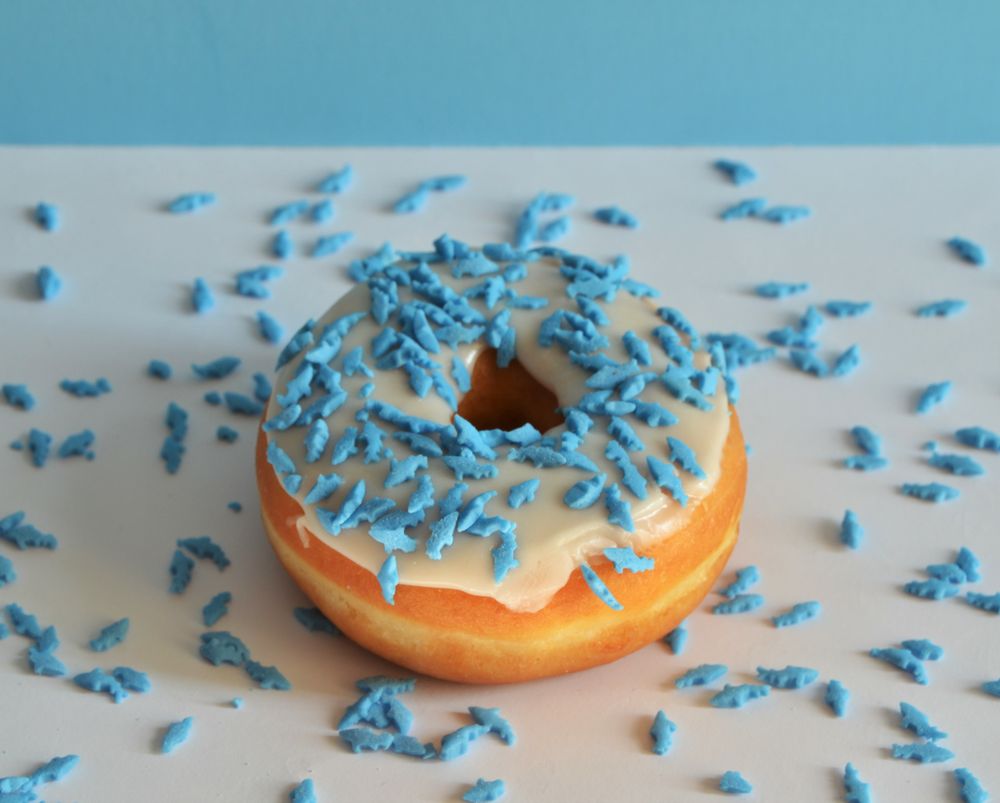 Sink Your Teeth into Our Shark Bite Donut 