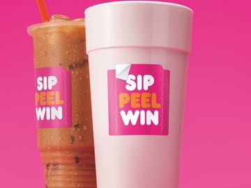 Peeling Lucky? Dunkin’s Nationwide “Sip. Peel. Win.” On-Cup “Peel and Reveal” Promotion is Back with Millions of Prizes up for Grabs