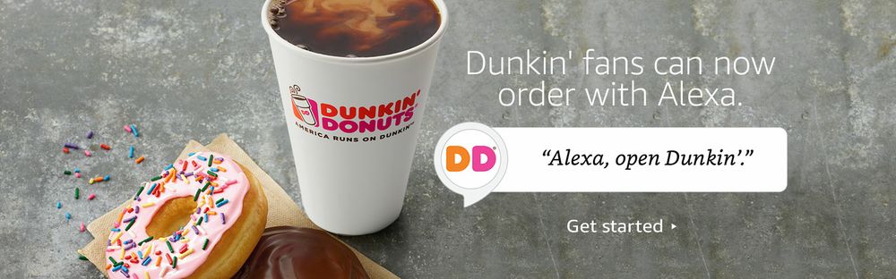 Dunkin' Donuts Skill for Amazon Alexa