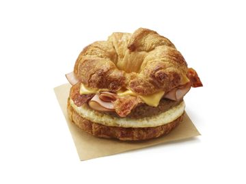 No Need to Choose Between Bacon, Ham or Sausage…  Dunkin’s New All You Can Meat Breakfast Sandwich Has Them All