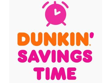 Lose an Hour, but Win Great Prizes with Dunkin’ Savings Time 