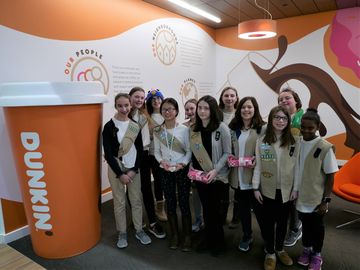 Girl Scouts® “Think Big” with Dunkin’ Female Leaders