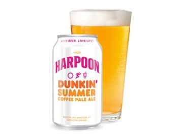 Celebrating National Beer Day with Harpoon Dunkin’ Summer Coffee Pale Ale 
