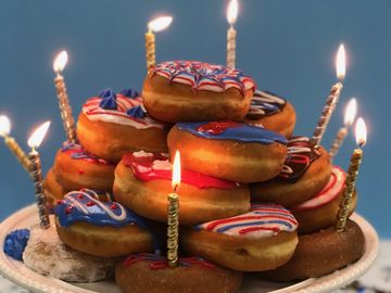 Celebrate the Fourth of July with Donuts!