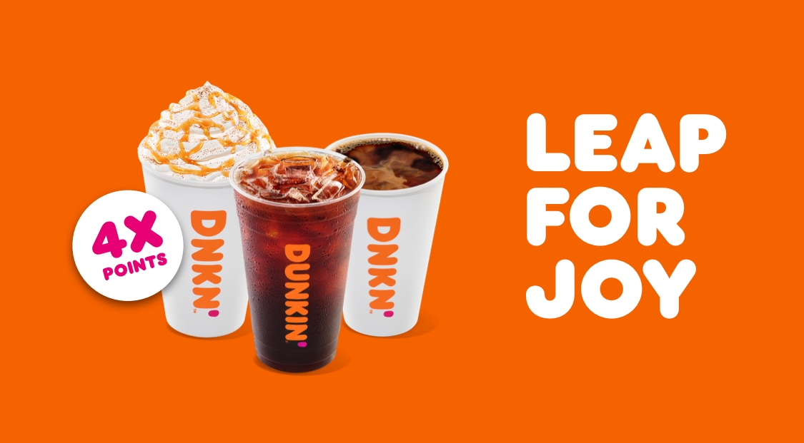 Happy Leap Day! Celebrate with 4X DD Perks® Points