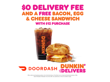 Dunkin' DoorDash