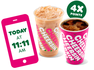 Your Wish for More Bonus Points Comes True Today at Dunkin’ 