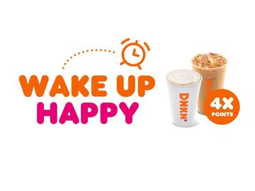 Earn 4X the Points with Dunkin’ This Daylight Savings 