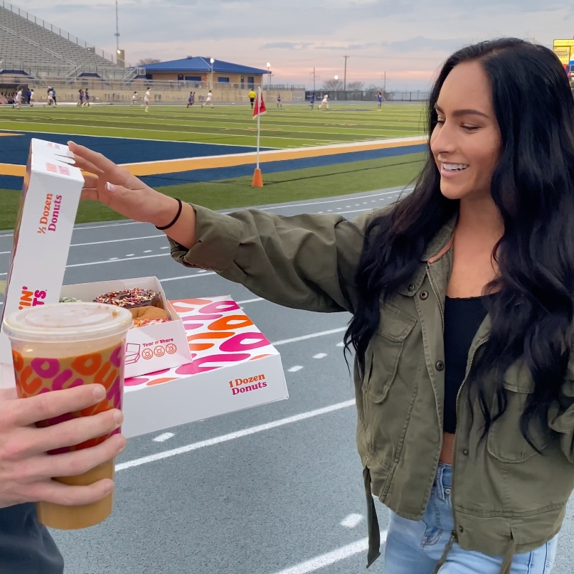 Join Gabi Butler in Cheering for Free Donut Fridays at Dunkin’