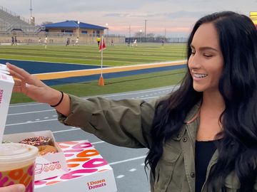 Join Gabi Butler in Cheering for Free Donut Fridays at Dunkin’