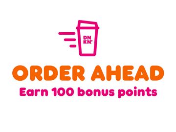 Dunkin’ Rewards DD Perks® Members Who Order Ahead