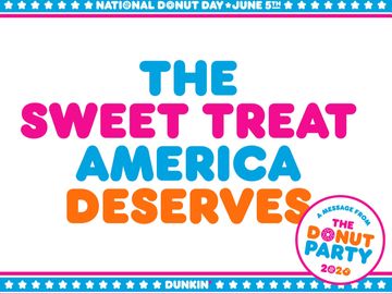 Dunkin’ Spoofs Election Year with The Donut Party to Give America the Sweet Treat It Deserves This National Donut Day