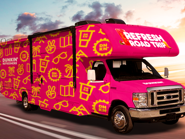 Hit the Road to Refresh in the Dunkin’ Refreshers RV