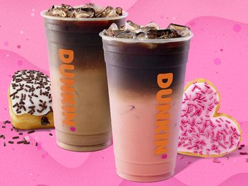 The Story Behind Dunkin’s Valentine’s Day Macchiatos