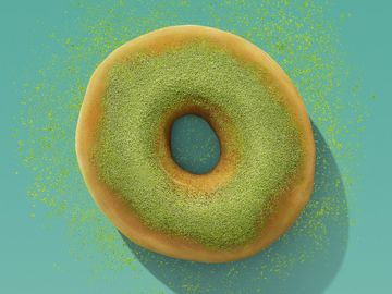The Story Behind Dunkin’s New Matcha Topped Donut