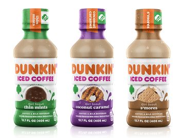 Dunkin’ Launches Three New Girl Scout Cookie™ Inspired Bottled Iced Coffees 