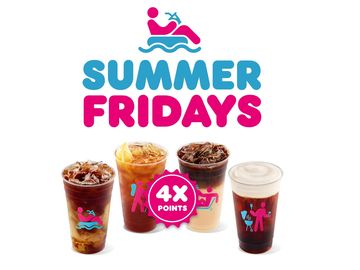 Dunkin’ Summer Fridays Bring 4X Points on All Iced Drinks for DD Perks® Members