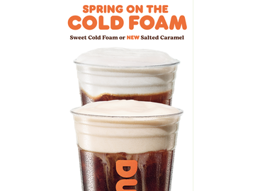 New Salted Caramel Cold Foam Takes Cold Brew to New Heights