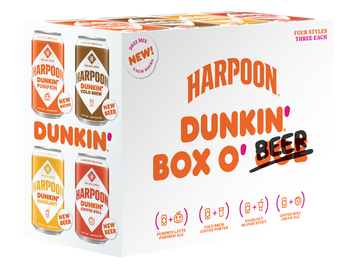 A Big Box O' Beer: Harpoon Brewery and Dunkin'® Return for a Fifth Season, Introducing Three New Flavors