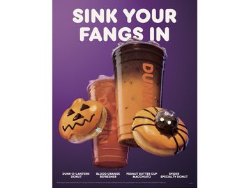 Haunt Harder With Dunkin’: Halloween-Themed Donuts and Bone-Chillingly Bold Peanut Butter Cup Macchiato Return