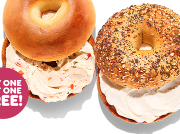 Dunkin’ Goes BOGO for National Bagel Day