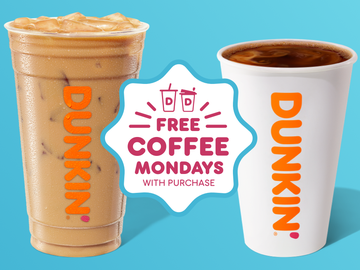 Celebrate the Long Weekend with Free Coffee From Dunkin’ on Monday