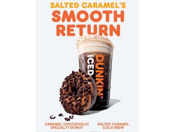 Savor the Summer With Dunkin’®: Introducing Salted Caramel Cold Brew and Dunkin’ Wraps to Fuel the Season’s Adventures