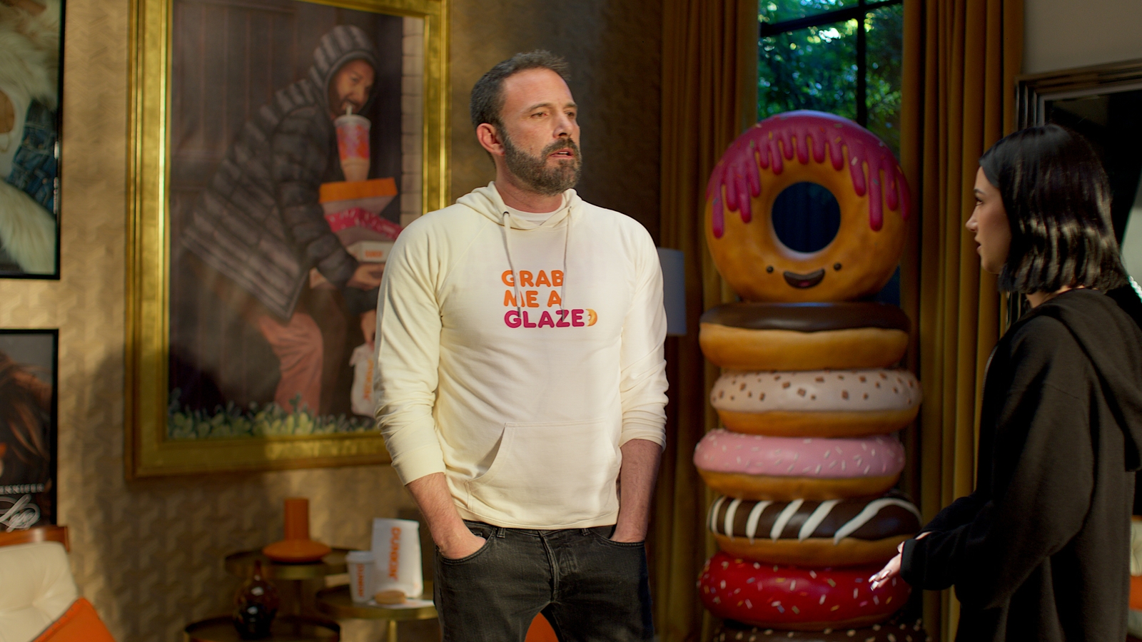 Ben Affleck Runs on Dunkin'