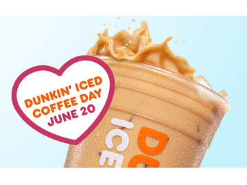 Joy in Every Cup! Dunkin’® Iced Coffee Day Returns on June 20 To Raise Funds for Local Children’s Hospitals Joy in Every Cup! Dunkin’® Iced Coffee Day Returns on June 20 To Raise Funds for Local Children’s Hospitals