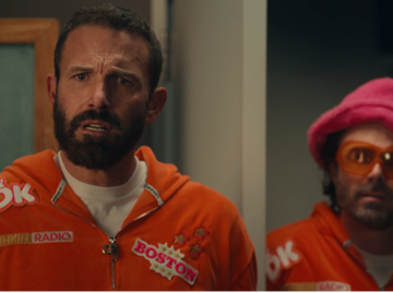 Ben Affleck Suits Up In His Iconic DunKings Tracksuit Alongside His Brother, Actor Casey Affleck