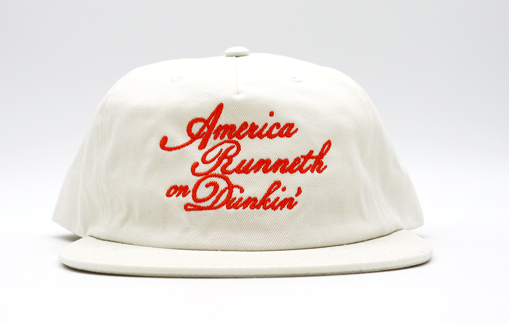 America Runneth On Dunkin' White Snapback