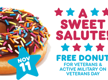 Dunkin’® Honors Military Members on Veterans Day