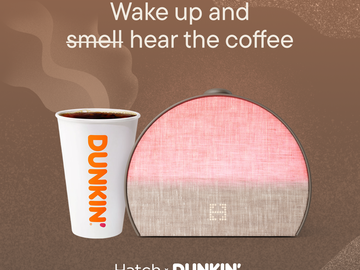 DUNKIN’® BREWS UP THE ULTIMATE WAKE-UP CALL FOR NATIONAL COFFEE DAY WITH FREE COFFEE FOR REWARDS MEMBERS AND A FIRST-OF-ITS-KIND COLLAB WITH HATCH