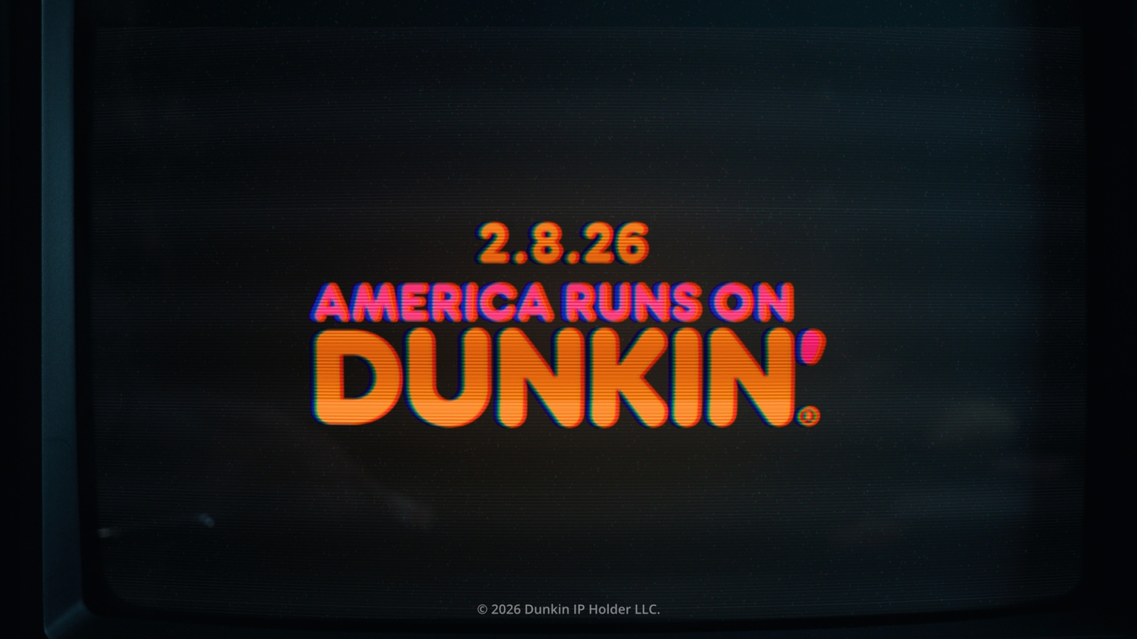 Dunkin' Big Game 2026 Teaser End Card
