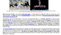 Ailey Celebrates NYC Dance Week June 16th – 25th with FREE Class Offers at the Ailey Extension, Featuring the June 18th Launch of Brazilian Fitness Technique GingaFlex