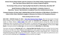Alvin Ailey American Dance Theater Announces Programming For New York City Center Season, November 30 - December 31, 2016