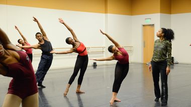 Lisa Willingham leads Ailey Experience in Atlanta. Photo by Shoccara Marcus