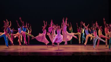 Alvin Ailey American Dance Theater in Alvin Ailey's Memoria with Ailey II and students of The Ailey School
