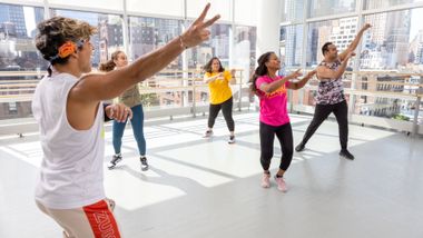 Zumba with Will Negrillo at Ailey Extension. Photo by Whitney Browne